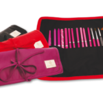 Kunstleder Pinslhalter  Black