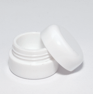 Leere döschen Weiß