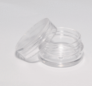 Leere döschen Clear