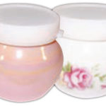 Porzellan Behälter Rosa