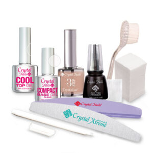 CrystaLac 3 Step Starter Kit Light Nude
