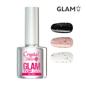 GLAM TOP Gel 4ml Silver Hema Free
