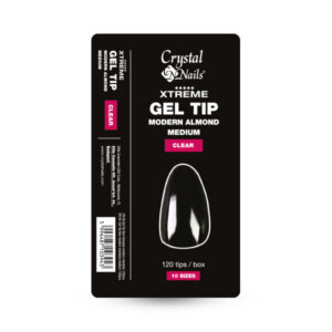 Gel Tip Box Clear        Modern Almond Medium
