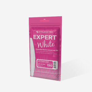 Staleks Weiße Einwegfeilen Halbmond 150er Körnung 30Stk.