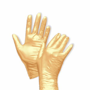 Unigloves FANCY GOLD – Premium Nitrilhandschuhe 100Stk 'S'