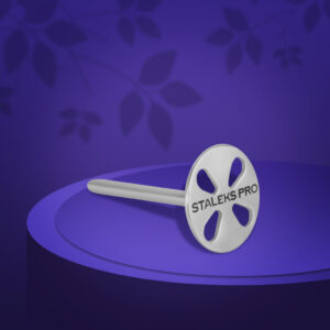 Staleks PODODISC M EXPERT – Verlängerte Pediküre-Scheibe + 180er Einwegfeilen (5 Stk) | 20 mm Durchmesser