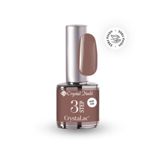 3 STEP CrystaLac 3S236 Cremiges Braun 8 ml – hochwertiger UV- und LED-Gellack in warmem cremigem Braun mit hoher Deckkraft, brillanter Farbintensität und langanhaltendem Glanz für elegante Gelnägel.