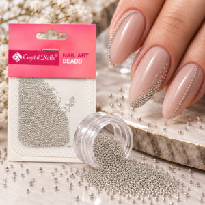 Silver Stainless Steel Beads 1,2mm