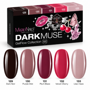 MarilyNails Dark Muse GelFlow Kollektion – 5 × 4 ml