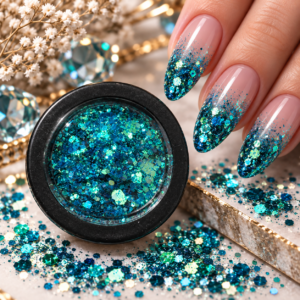 CN Mermaid Glitter 4 - Emerald